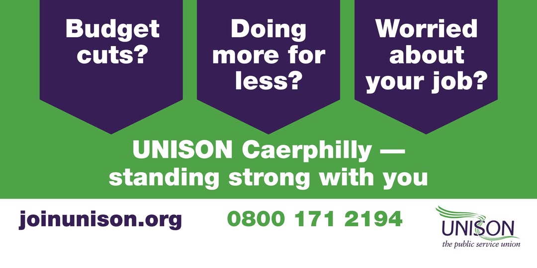 Unison-Caerphilly-Join UNISON Caerphilly Digital Board