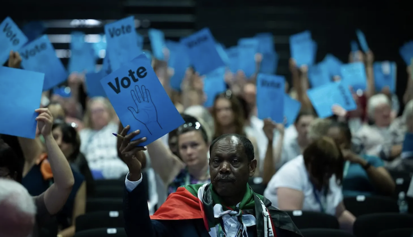 Delegates Vote